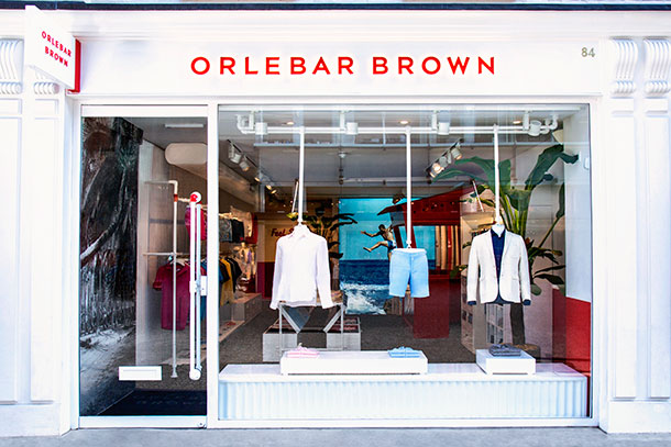 Orlebar Brown Sloane Avenue Store in London.