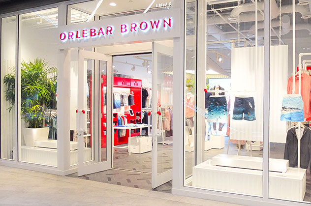 Orlebar Brown Brickell City Centre Store in Miami.